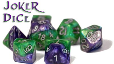 Gate Keeper Games: 7-Die Set Halfsies - Joker on Sale