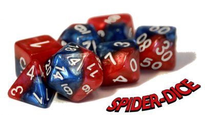 Gate Keeper Games: 7-Die Set Halfsies - Spider-Dice Discount